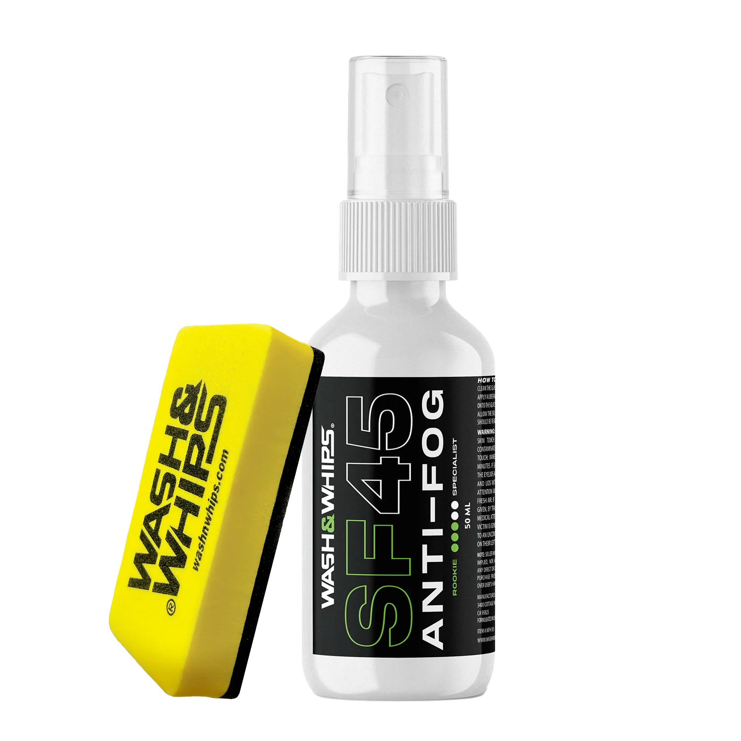 WASH&WHIPS SF45 Anti-Fog For Car Windshields