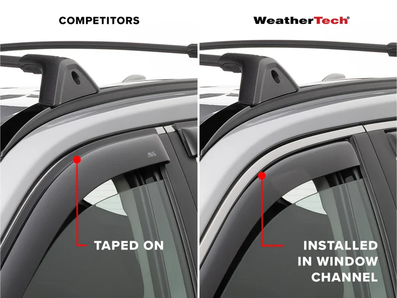 WeatherTech Side Window Deflectors For Tundra (2022-Current) - Image 9