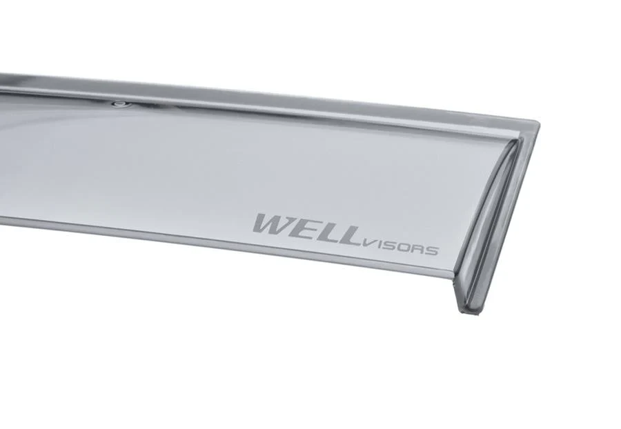 Well Visors Premium Series Window Deflectors Double Cab For Tundra (2007-2021) - Image 5