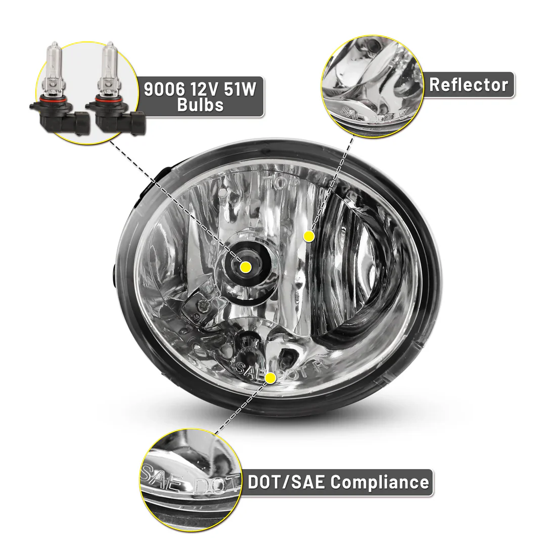 Winjet Fog Light For Tundra (2000-2006) - Image 2
