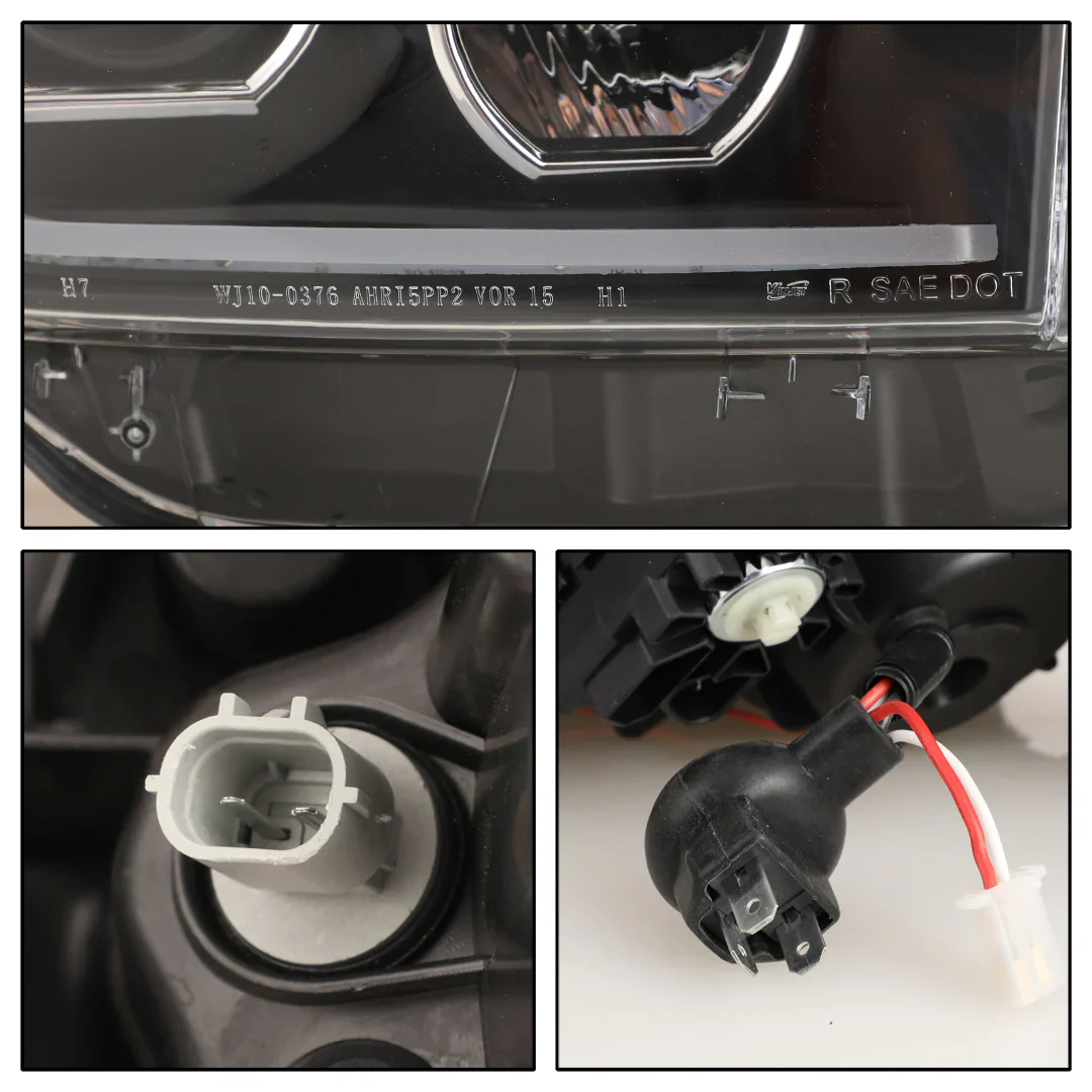 Winjet Headlight Black/Clear For Tundra (2014-2017) - Image 6