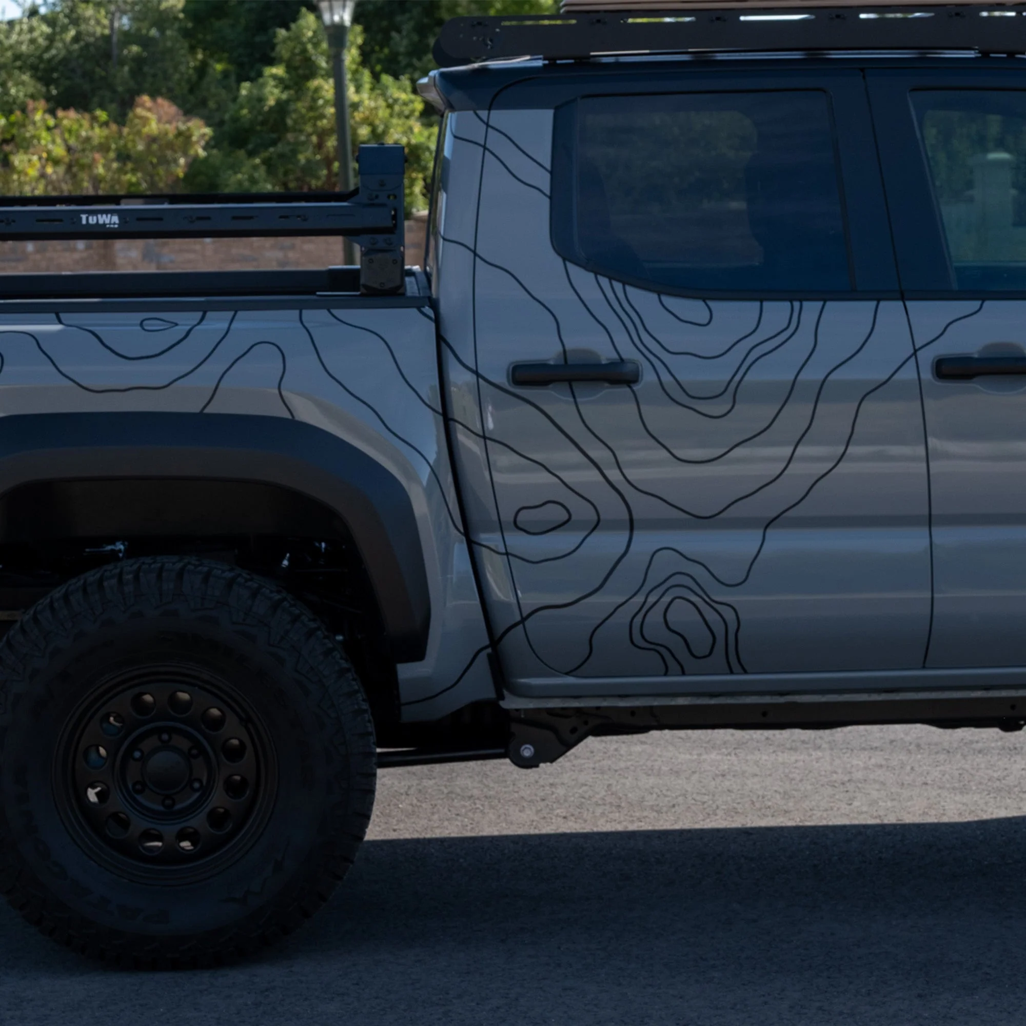 Wraplander DIY Topography Vinyl Wrap Accent/Booster Kit