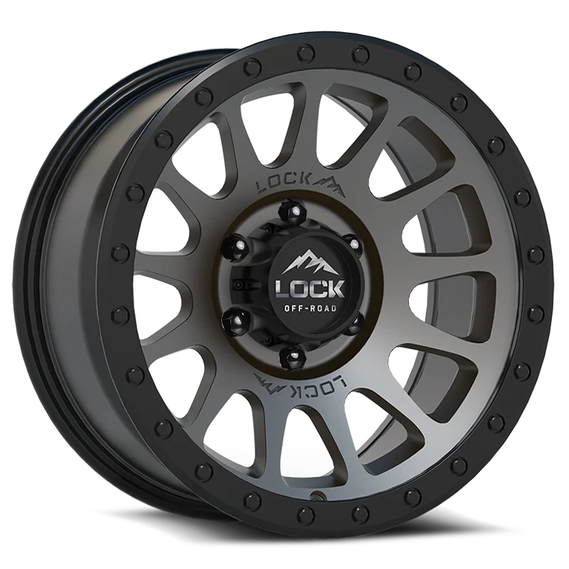Lock Off-Road Wheels Yosemite Matte Grey